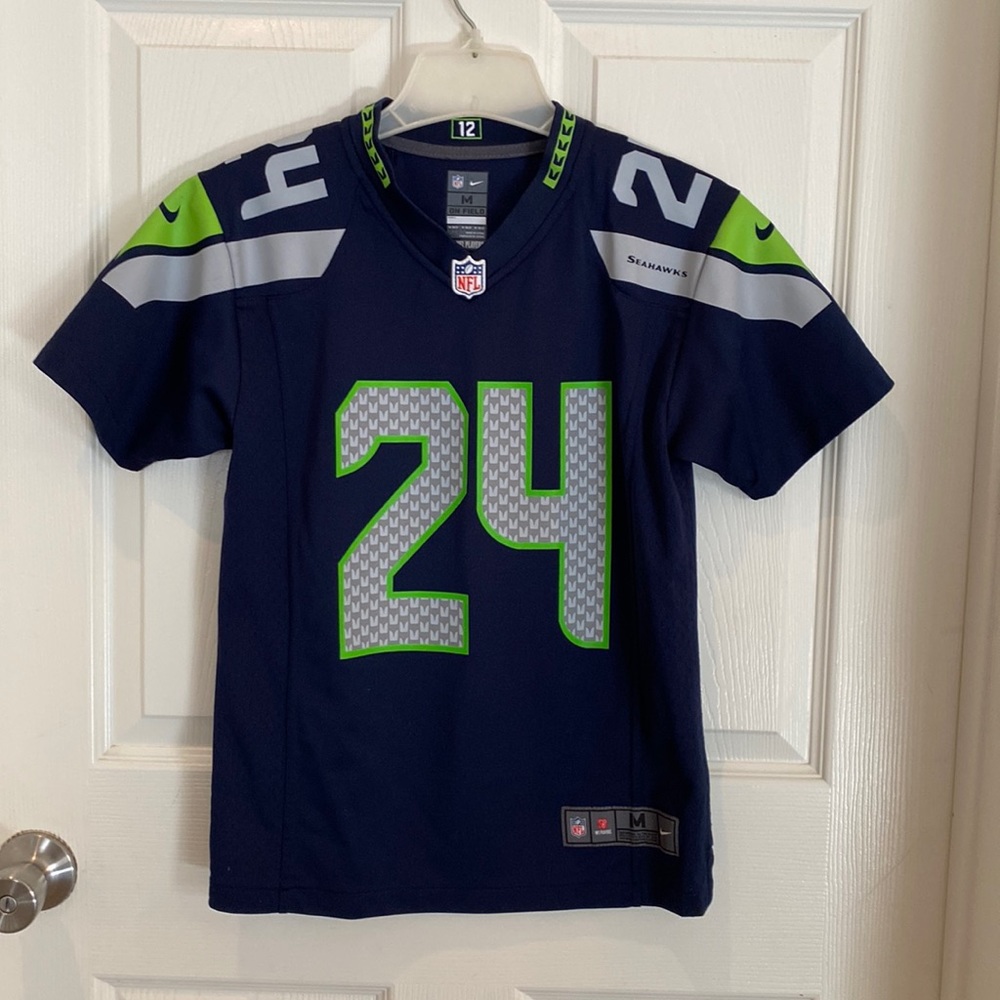 Kids Seahawks Jersey size M - Marshawn Lynch